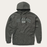 Stetson Charcoal Heather Fleece Hooded Sweatshirt - Flyclothing LLC