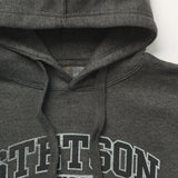 Stetson Charcoal Heather Fleece Hooded Sweatshirt - Flyclothing LLC