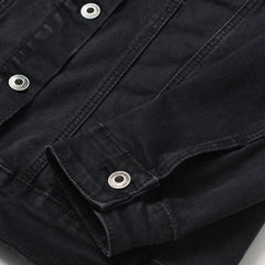 Stetson Black Denim Jacket - Flyclothing LLC