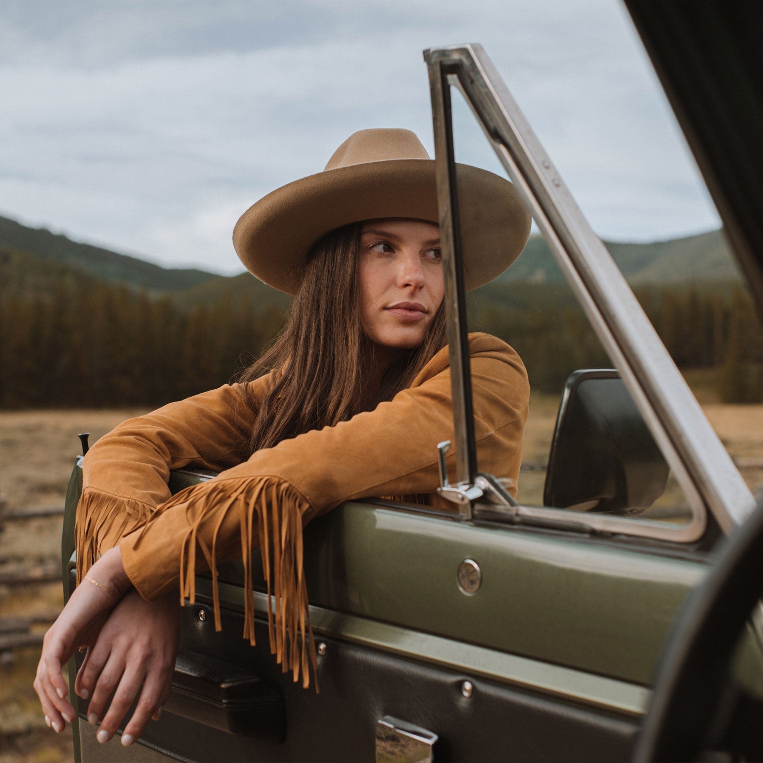 Stetson Lamb Suede Fringed Jacket