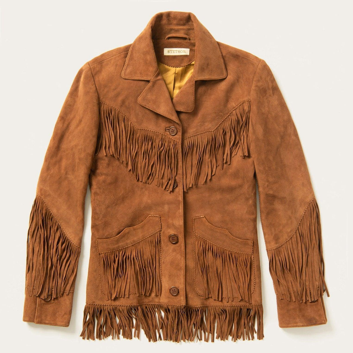 Stetson Lamb Suede Fringed Jacket - Flyclothing LLC