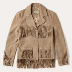 Stetson Tan Fringe Suede Jacket