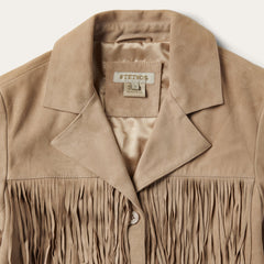 Stetson Tan Fringe Suede Jacket