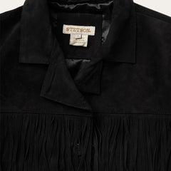 Stetson Black Fringe Suede Jacket - Flyclothing LLC