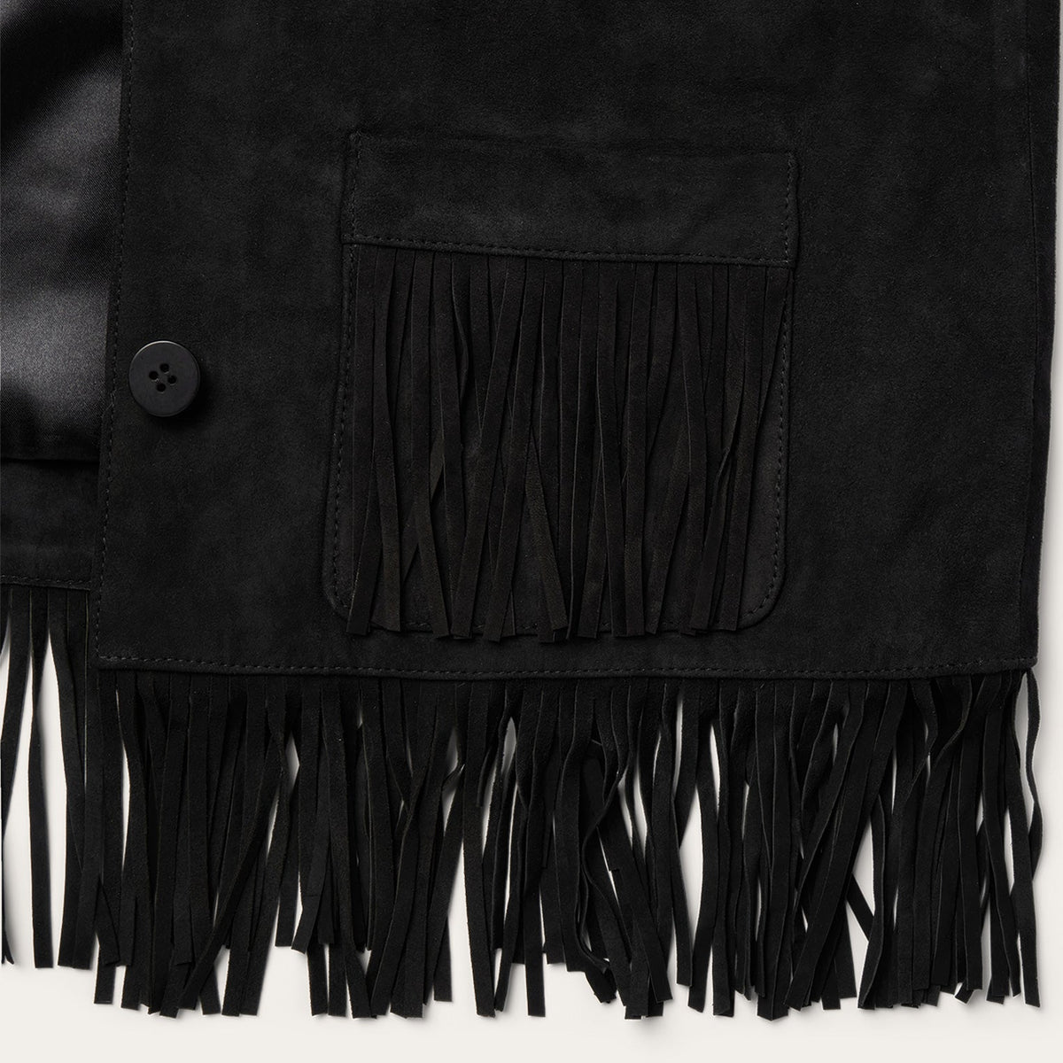 Stetson Black Fringe Suede Jacket - Flyclothing LLC