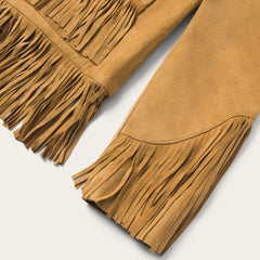 Stetson Tan Fringe Suede Jacket - Flyclothing LLC