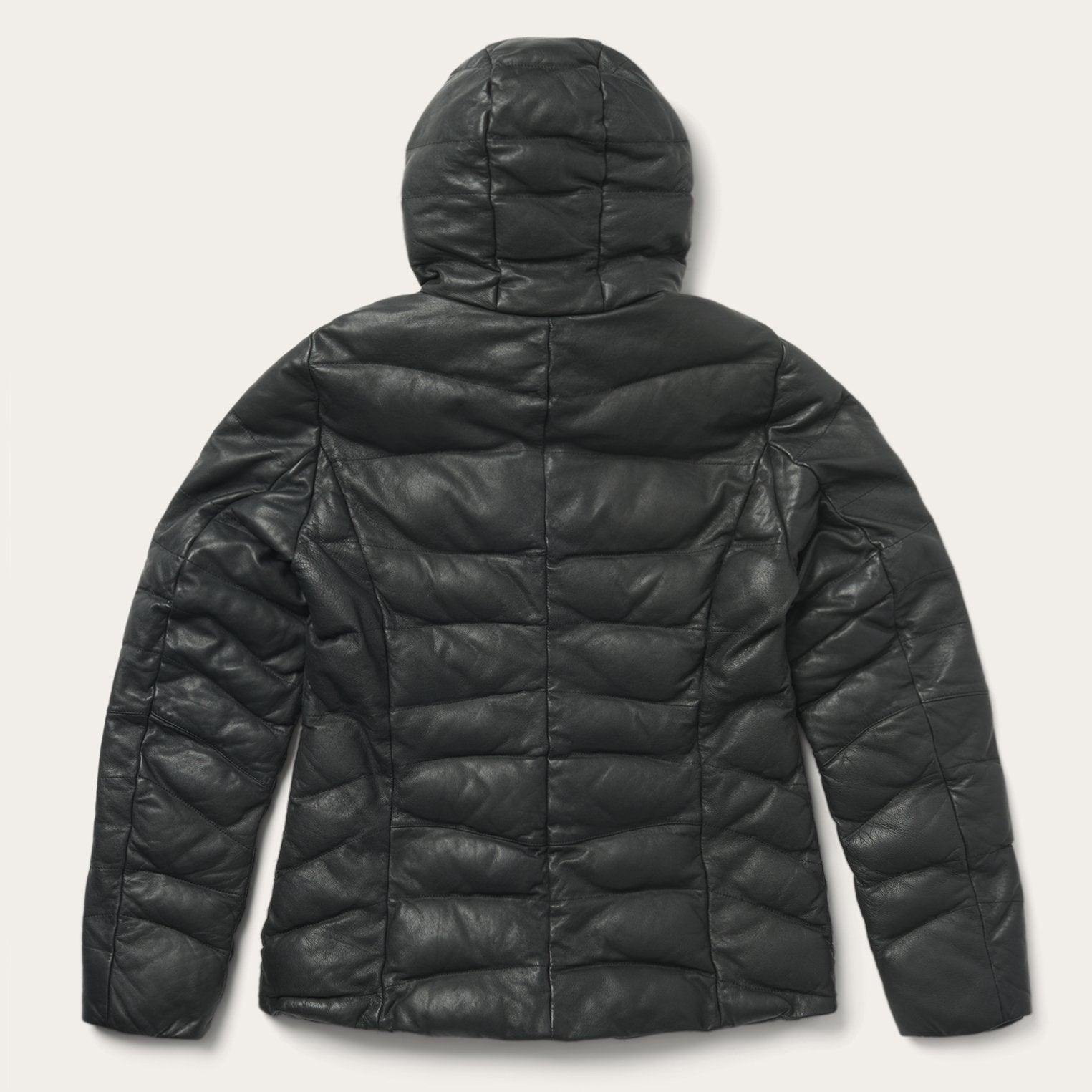 Stetson Leather Quilted Jacket With Hood - Flyclothing LLC