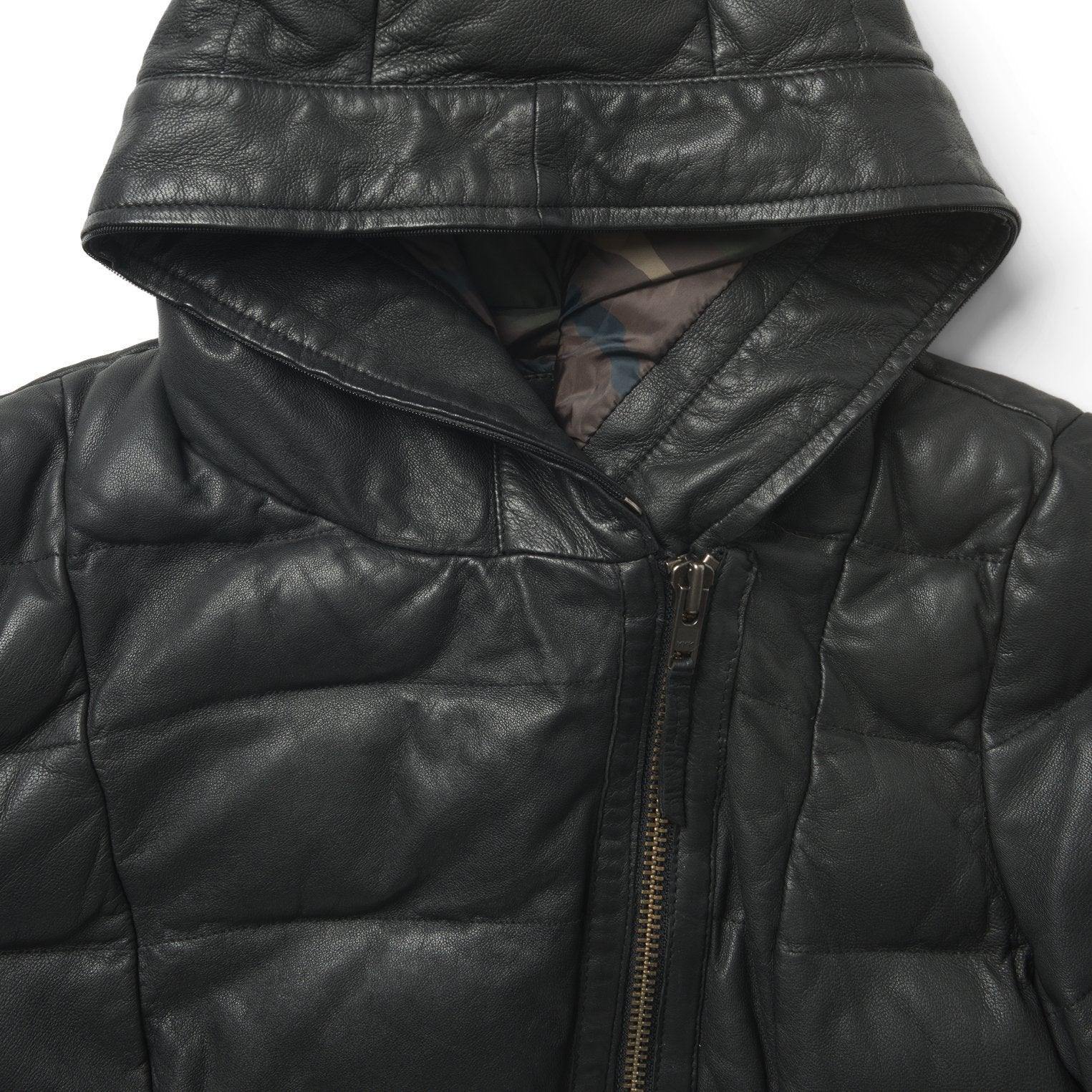 Stetson Leather Quilted Jacket With Hood - Flyclothing LLC