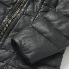 Stetson Leather Quilted Jacket With Hood - Flyclothing LLC