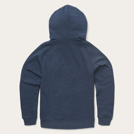 Stetson Navy Heather Hooded Sweatshirt - Flyclothing LLC