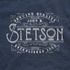 Stetson Navy Heather Hooded Sweatshirt - Flyclothing LLC