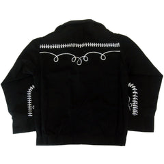 Rockmount Clothing Kid's Vintage Western Bolero Jacket with White Rope Embroidery - Flyclothing LLC