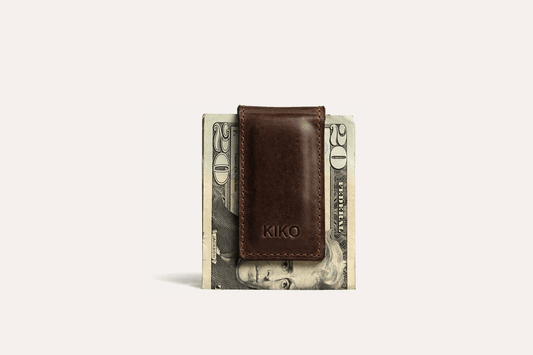 Kiko Leather Magnetic Money Clip - Flyclothing LLC