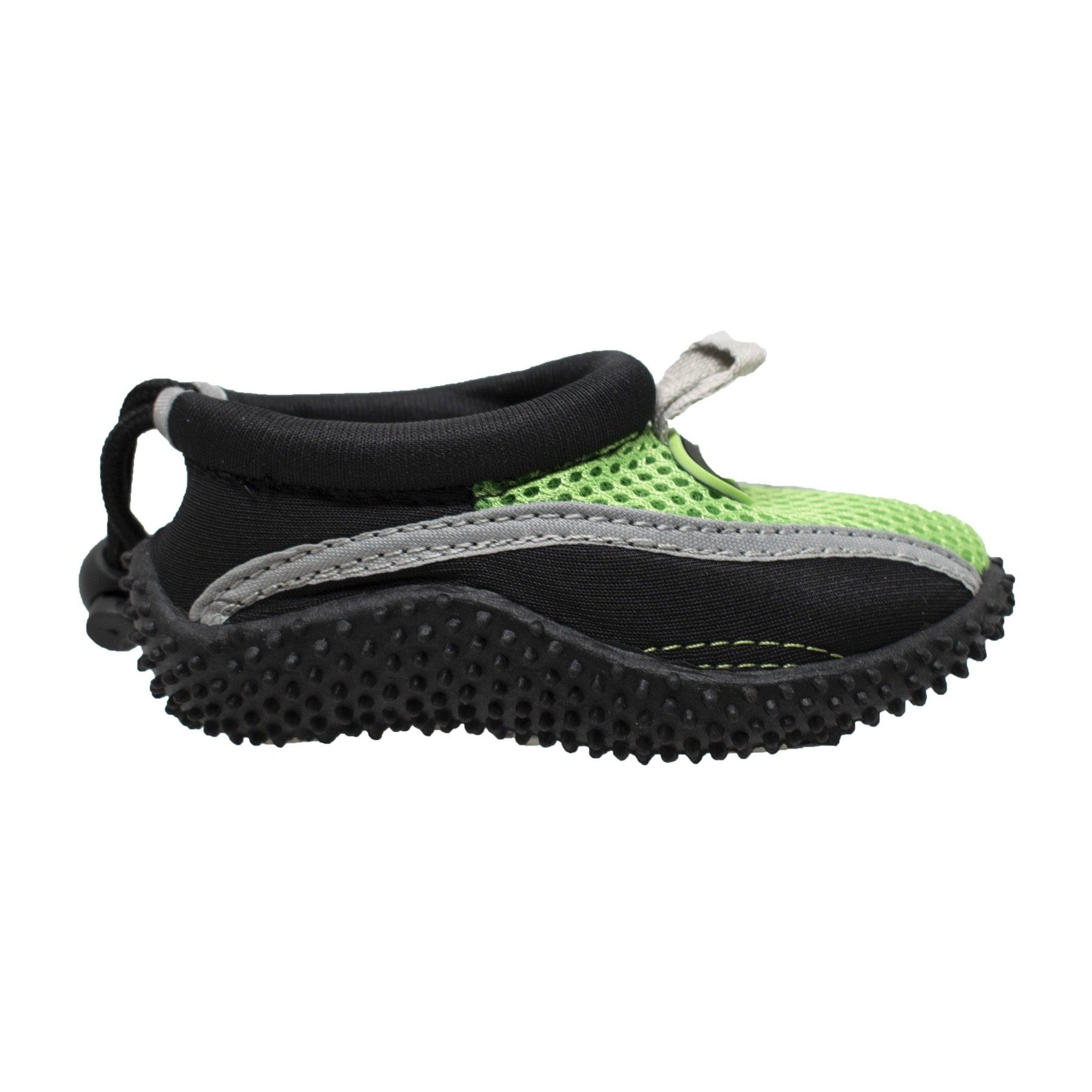 Tecs Toddler's Slip On Water Sock Black/Volt - Flyclothing LLC