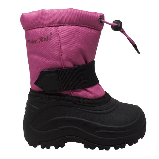 Winter Tecs Children's Nylon Winter Boots Pink - Flyclothing LLC