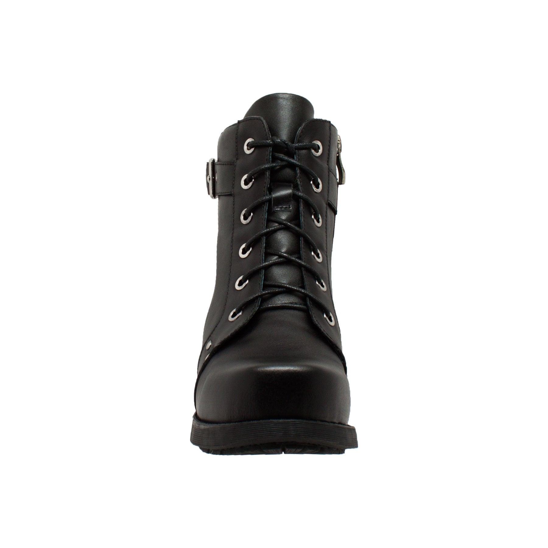 RideTecs Women's 7" Biker Boot Black - Flyclothing LLC