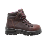 AdTec Women 6" Waterproof Soft Toe Work Boot Brown - Flyclothing LLC