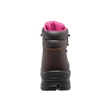 AdTec Women 6" Waterproof Soft Toe Work Boot Brown - Flyclothing LLC