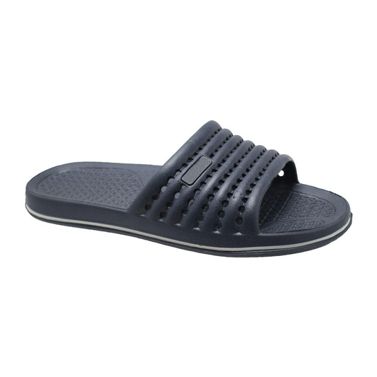 Tecs Men's EVA Comfort Slip On Sandal Navy Blue - Flyclothing LLC