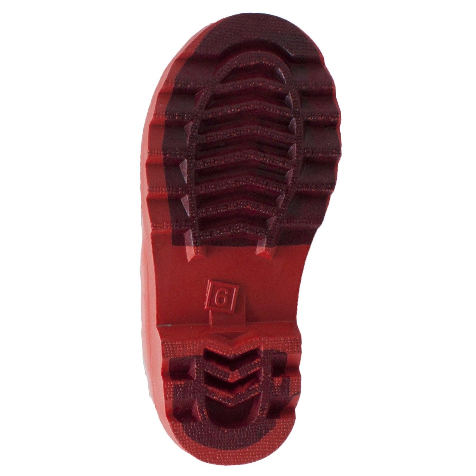 Case IH Toddler's Big Red Rubber Boots Red - Flyclothing LLC