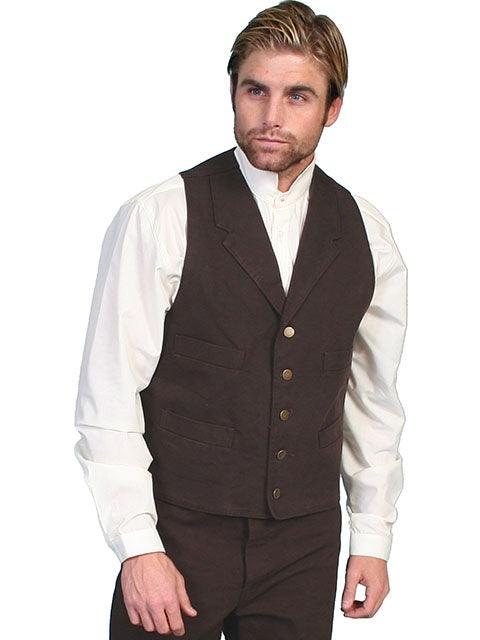 Scully WALNUT CANVAS VEST - Flyclothing LLC