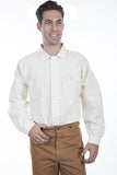 Scully IVORY TWO BUTTON PLACKET SHIRT - Flyclothing LLC