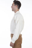 Scully IVORY TWO BUTTON PLACKET SHIRT - Scully Leather