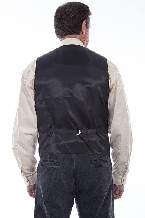 Scully GREY MINI HERRINGBONE DOUBLE BREASTED VEST - Flyclothing LLC