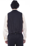 Scully BURGUNDY WOOL BLEND POINT BOTTOM VEST - Flyclothing LLC