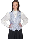 Scully GREY FLORAL VINE VEST - Flyclothing LLC