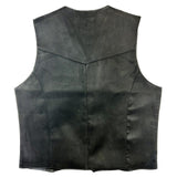 Rockmount Clothing Men's Black Suede Cloth Vest - Rockmount Clothing