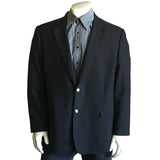 Men's Black Wool Blend Western Blazer - Flyclothing LLC