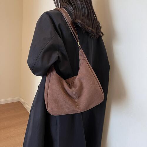 Suede Shoulder Bag - Flyclothing LLC