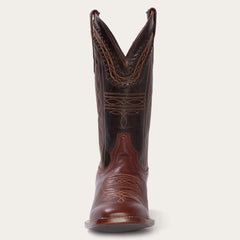 Stetson Denver Brown Goat Hand Stitched Cowboy Boot