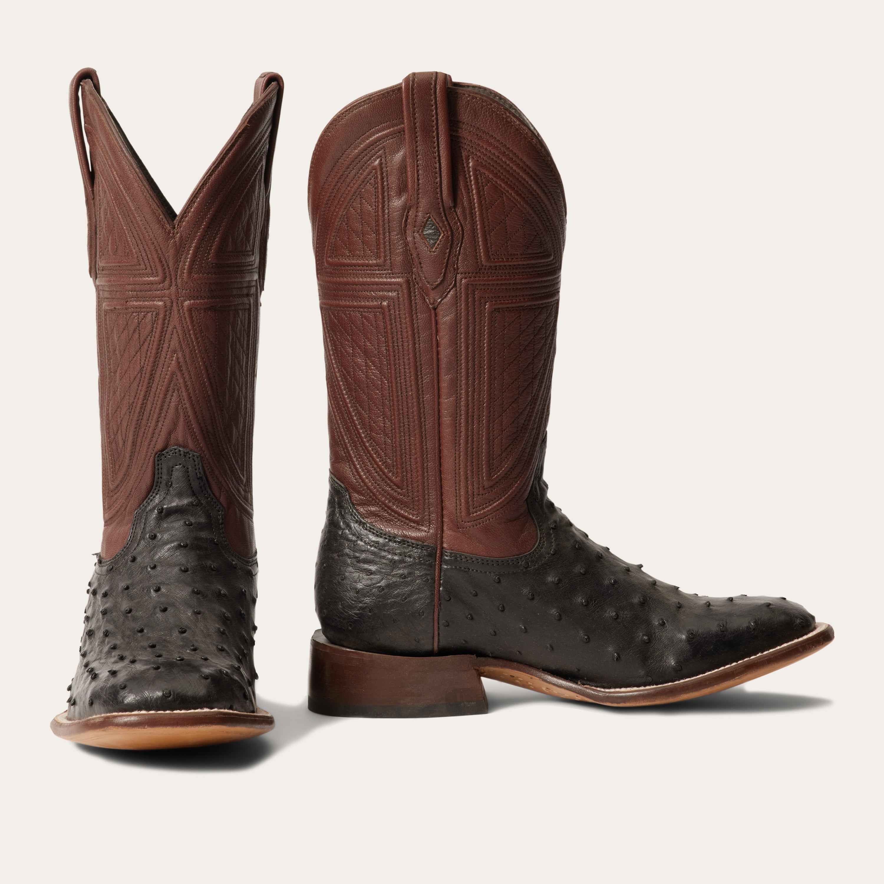 Stetson Dillon Ostrich Boots