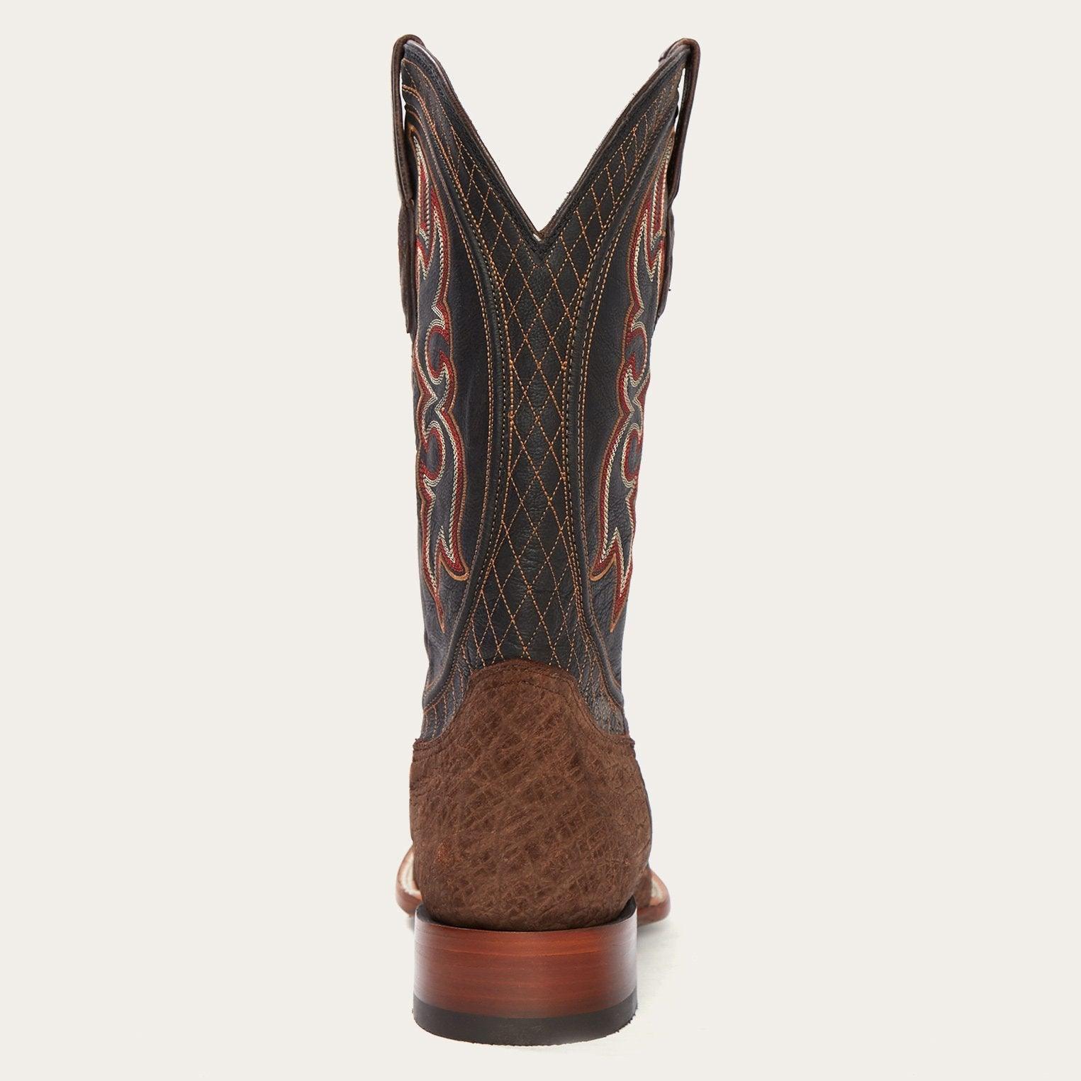 Stetson Butte Brown Hippopotamus Cowboy Boot - Flyclothing LLC