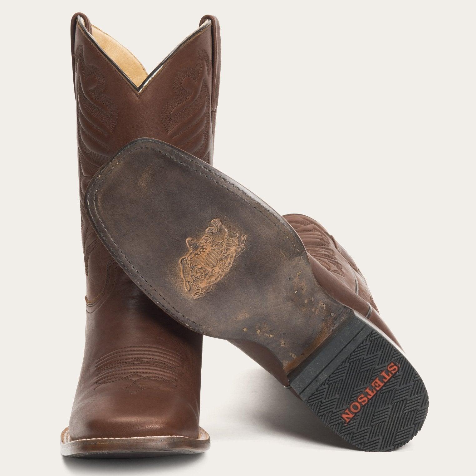 Stetson Mossman Brown Boots - Flyclothing LLC