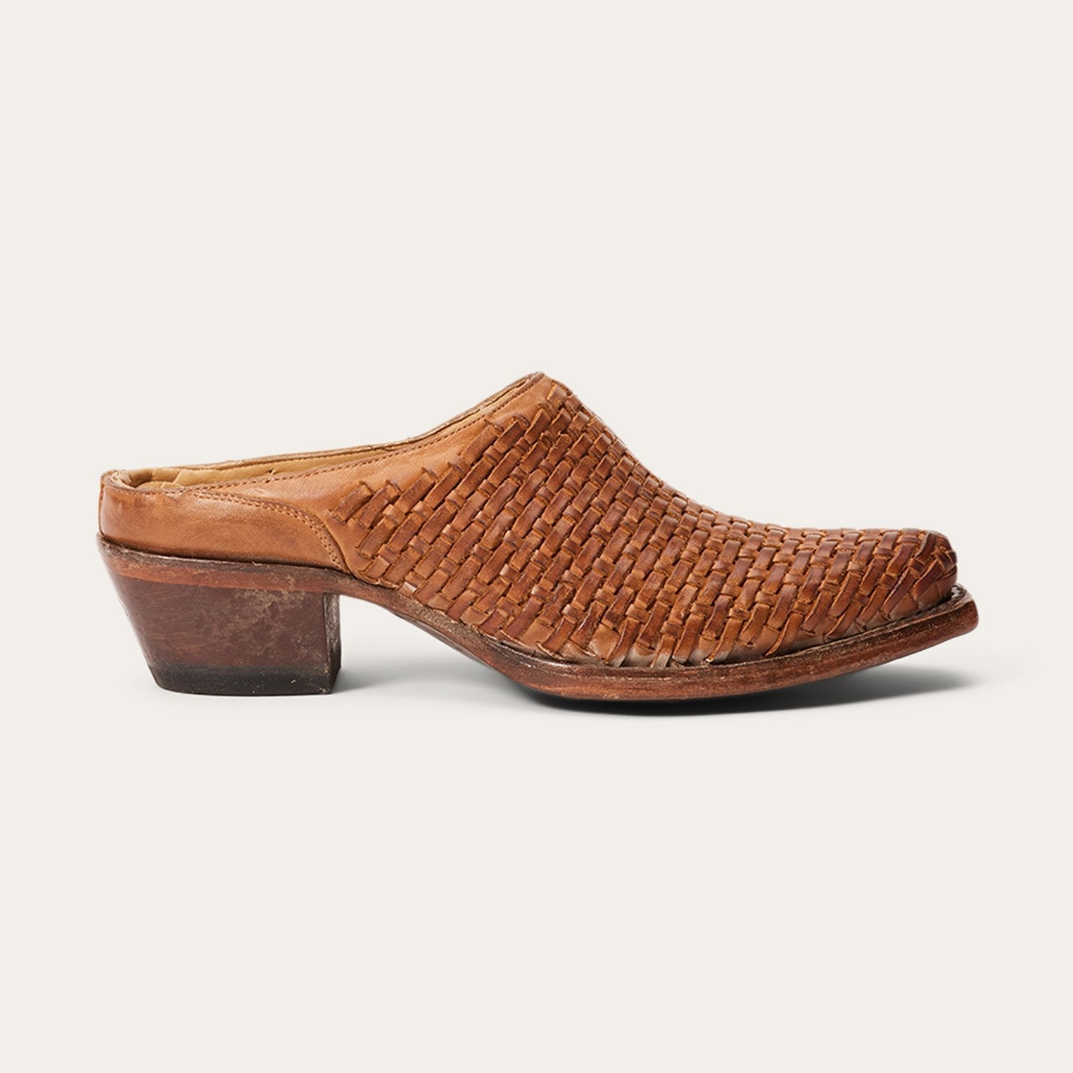 Stetson Ellis Brown Basket Weave Boot - Flyclothing LLC