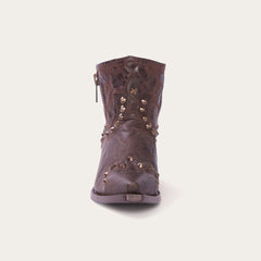 Stetson Shelby Sierra Brown Studded Cowboy Boot - Flyclothing LLC