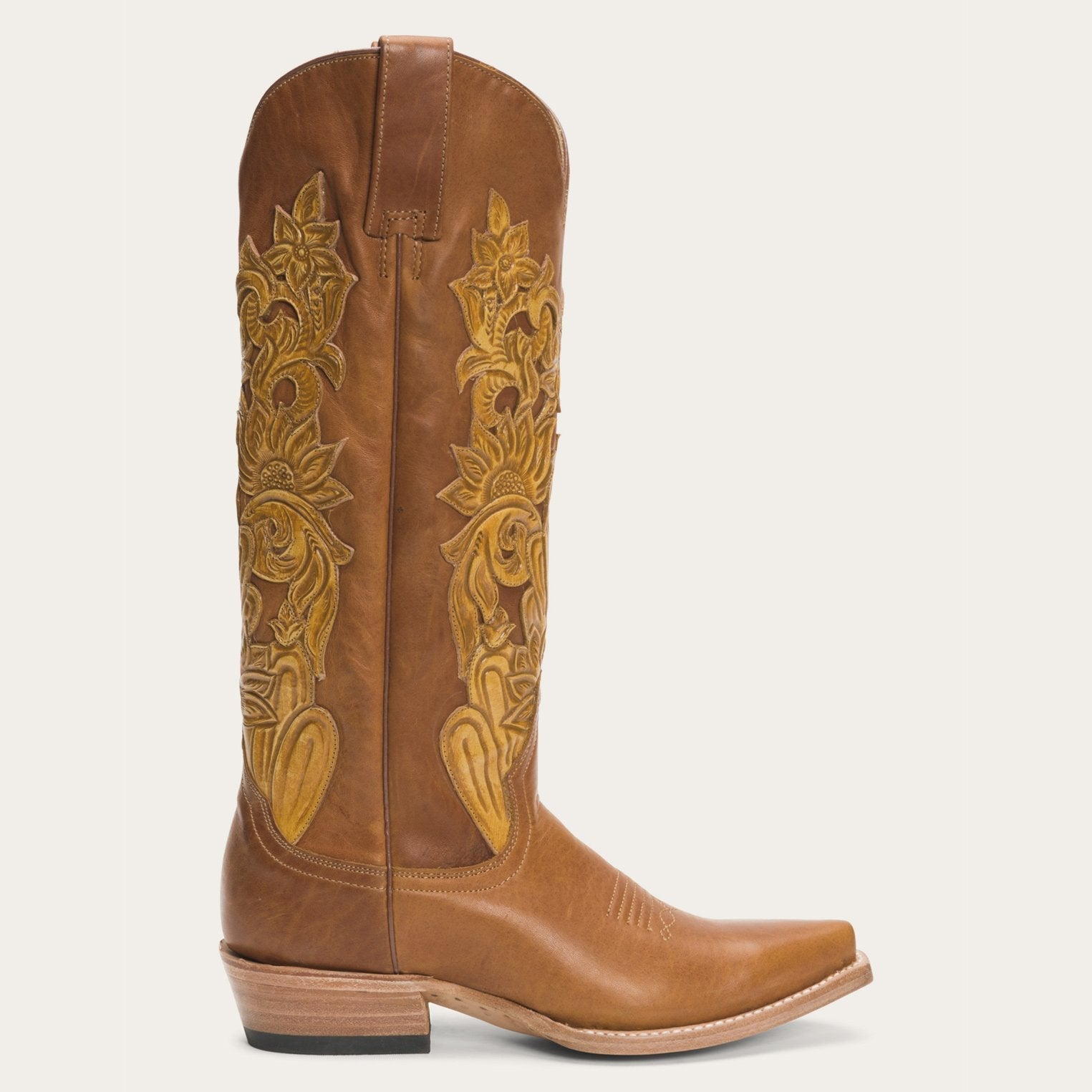 Stetson Jules Hand Tooled Leather Boot