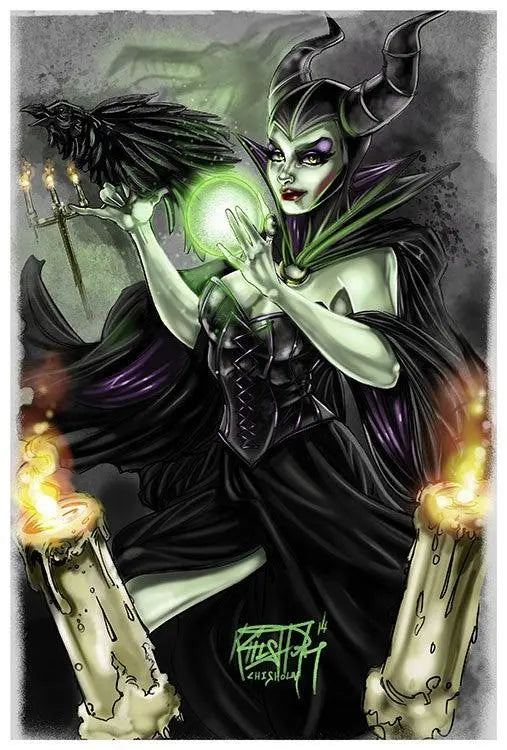 Kris Chisholm Maleficent Print - Flyclothing LLC