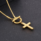 Cross Pendant Stainless Steel Necklace - Flyclothing LLC