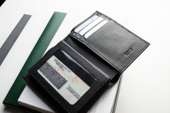 Kiko Leather Slimfold Passcase Wallet - Flyclothing LLC