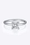 1 Carat Moissanite 925 Sterling Silver Solitaire Ring - Flyclothing LLC