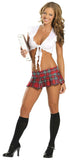 Roma Costume 2pc Naughty School Girl