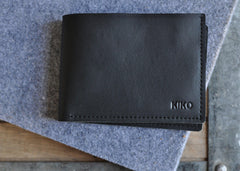 Kiko-leather-Sleek Bifold Wallet - Flyclothing LLC