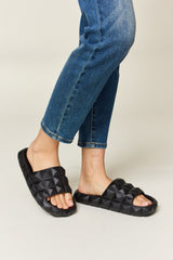 WILD DIVA Pyramid Stud Toe Band Footbed Sandals - Flyclothing LLC