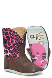 Tin Haul INFANT GIRLS PURRRFECT GLITTER WITH CHEETAH ROAR SOLE