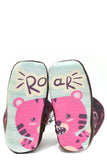 Tin Haul INFANT GIRLS PURRRFECT GLITTER WITH CHEETAH ROAR SOLE - Flyclothing LLC