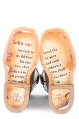 Tin Haul LITTLE BOYS CROSSES WITH JOHN 3:16 SOLE - Flyclothing LLC